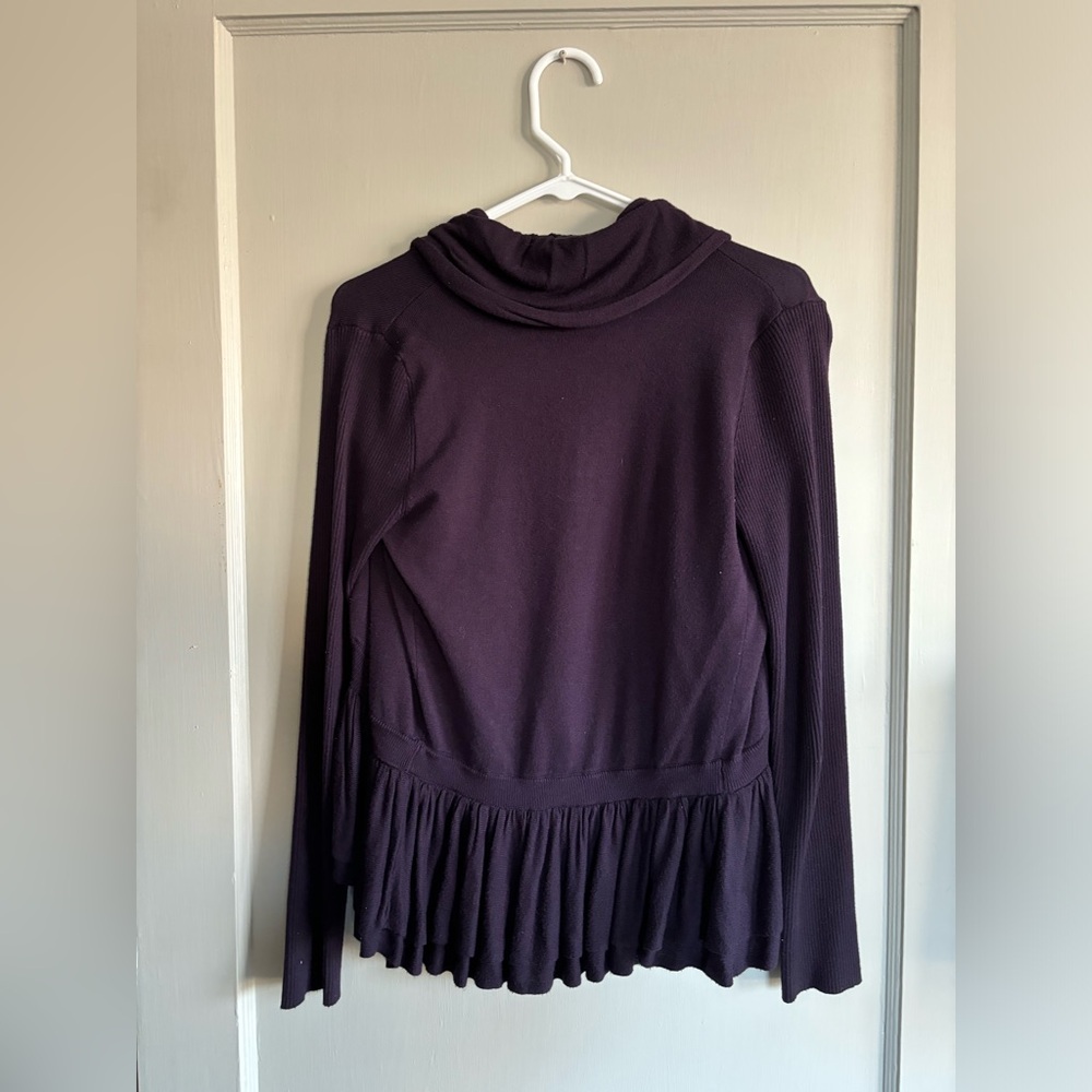 Purple Ruffle Sweater - Picture 5 of 5